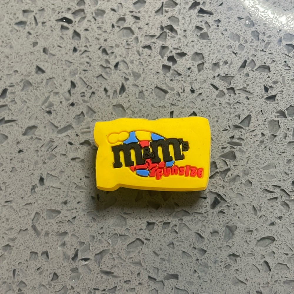 7/$10 M&Ms crocs shoe charm Jibbitz